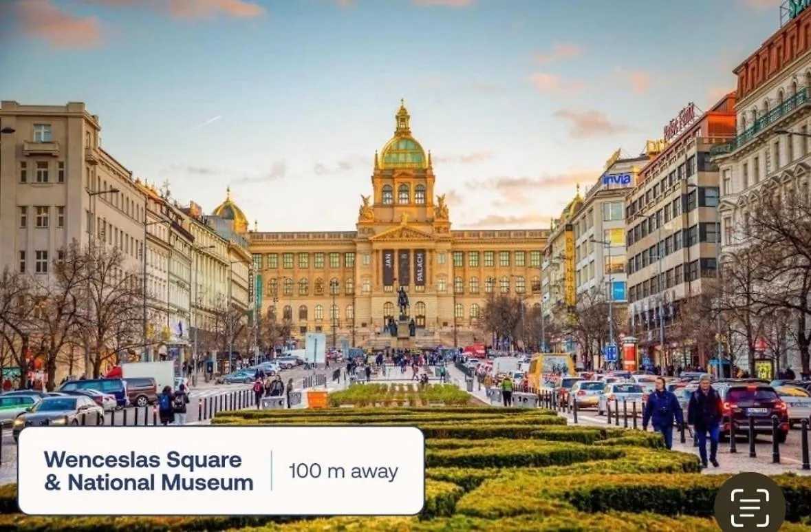 아파트 True Relax Apartman 2 Bedrooms Wenceslas Square 프라하 체코